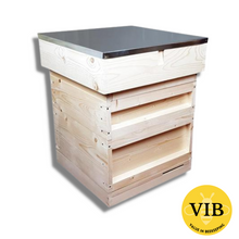 Load image into Gallery viewer, National Complete Starter Hive Kits, Flat, Pine, with Suit or Jacket
